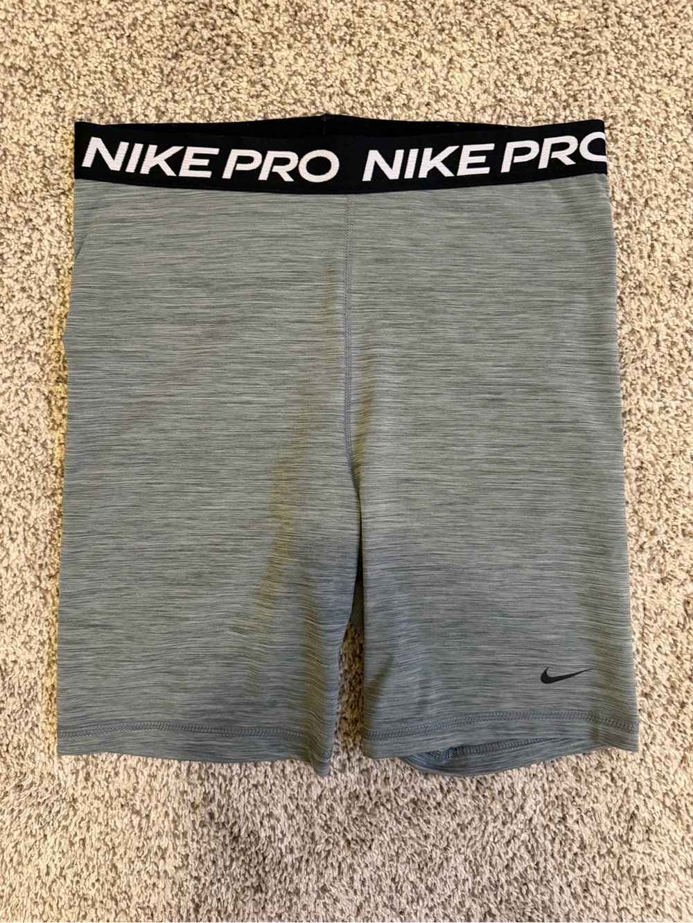 Nike Pro Heather Gray Performance Compression Shorts